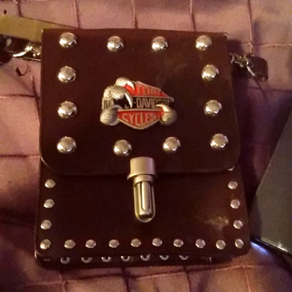 Harley Davidson purse shoulder satchel vintage.